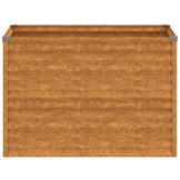 vidaXL Plantenbak verhoogd 100x50x69 cm cortenstaal