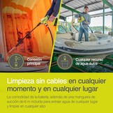 RYOBI RY18PW22A-0 Accu-middendrukreiniger, 18 V, 3-in-1 mondstuk, turbomondstuk voor moeilijke reinigingstoepassingen, 15°-waaierstraal voor algemene reiniging, zonder accu en oplader, geel