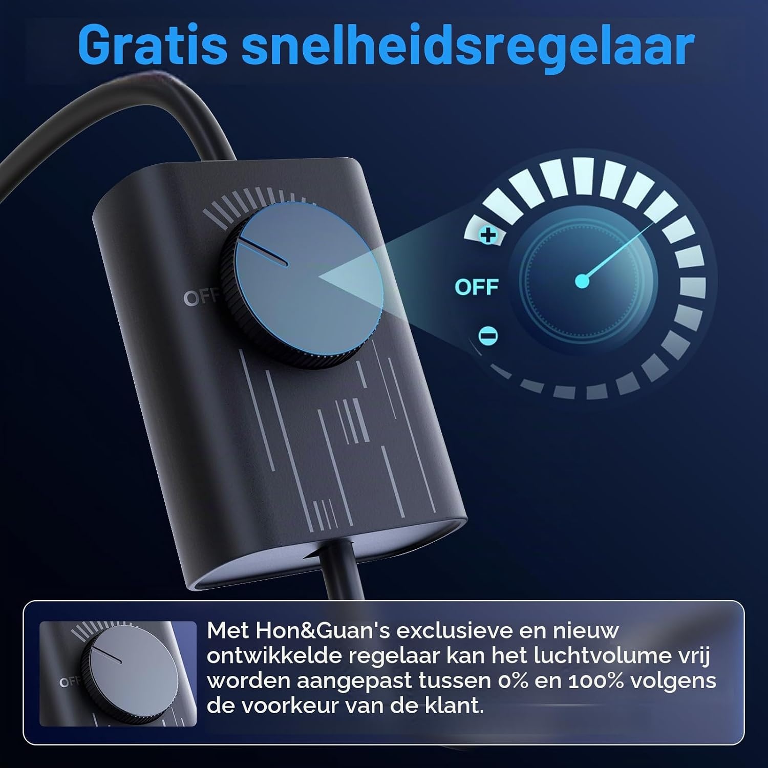 Hon&Guan Buisventilator, 100 mm, instelbaar met snelheidsregelaar, buisventilator, rookafzuiging met EU-stekker, badkamerventilator, rookafzuiging, ventilator voor kweektent, actief koolfilter