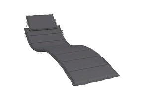 Antraciet Ligbedkussen 186x58x4 cm Oxford Stof - 56% Korting!