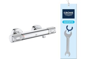 Thermostatische Douchemengkraan Chroom met Constante Temperatuur & CoolTouch - 35% Korting