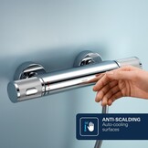 GROHE Precision Feel Thermostatische Douchemengkraan 313 x 80 mm - Chroom