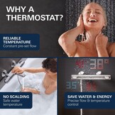 GROHE Precision Feel Thermostatische Douchemengkraan 313 x 80 mm - Chroom