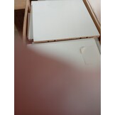vidaXL Dressoir 34,5x34x90 cm bewerkt hout hoogglans wit