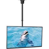 suptek TV Plafondbeugel voor 26-65 inch Schermen, In hoogte verstelbaar 54-78cm, Kantelbaar en Draaibaar, Belasting 45kg, VESA 400x400mm, Geschikt voor Schuin Plafond, MC4602 - Maat 26-49"