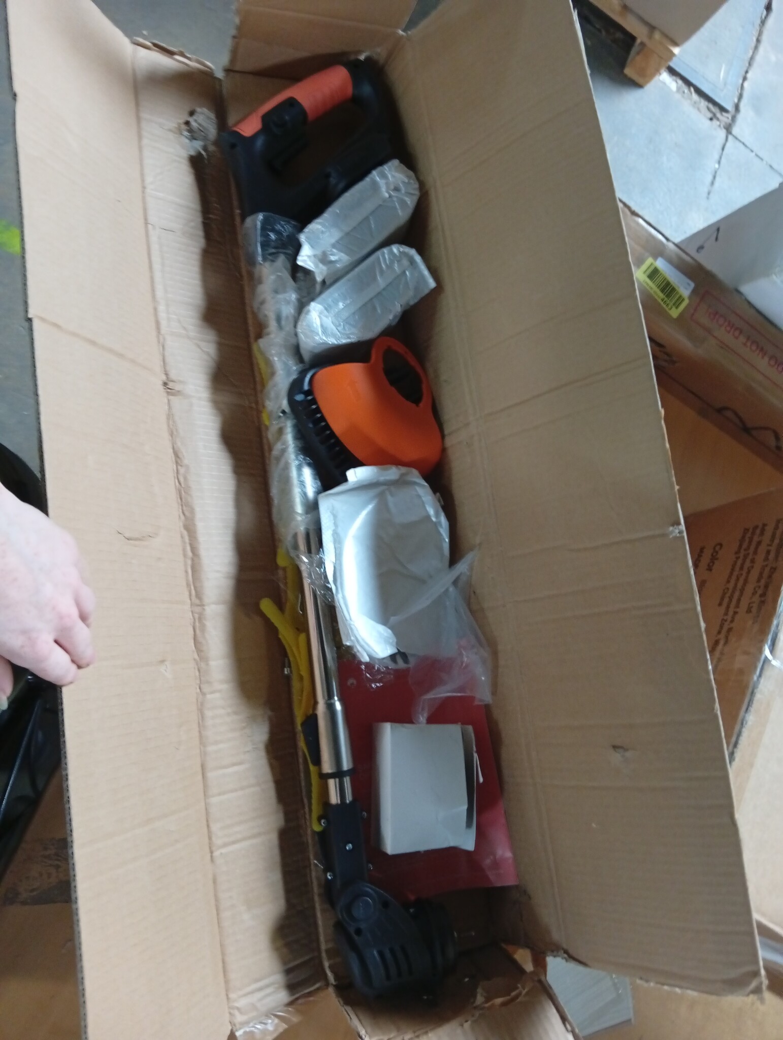 Accu-grastrimmer met accu en oplader, 3-in-1 elektrische accu bosmaaier en grastrimmer gazon met 2 x 4,0 Ah accu en metalen mes, accu-bosmaaier voor maaien en tuin