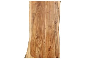 Acaciahouten Tafelblad 100x(50-60)x2.5cm - 34% Korting