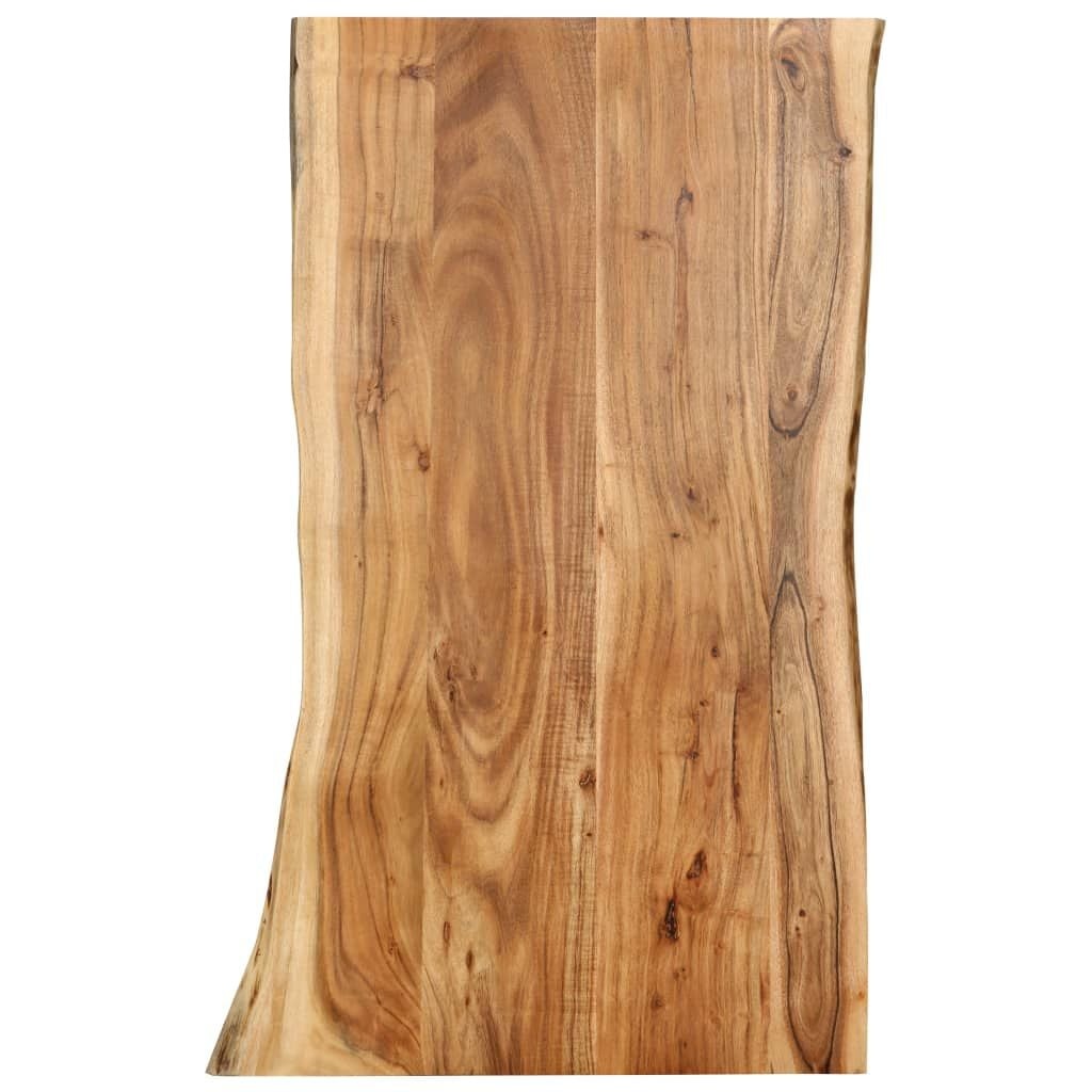 vidaXL Tafelblad 100x(50-60)x2,5 cm massief acaciahout