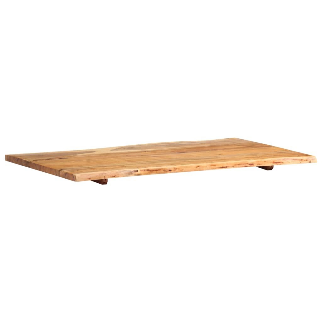 vidaXL Tafelblad 100x(50-60)x2,5 cm massief acaciahout