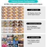 MT-VIKI 16 x 16 HDMI-matrixschakelaar met 3,5 mm stereo audio-extractor + webgrafische interface, schakelaar en splitter, 4K @ 30 Hz, EDID, RS232, LAN-poort, app