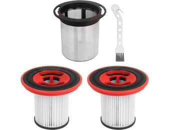 2 Vervangende Filters voor Bosch Unlimited Series 7 Steelstofzuiger