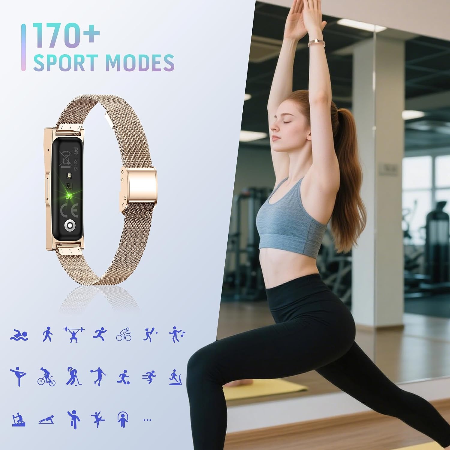 Smartwatch voor dames en heren