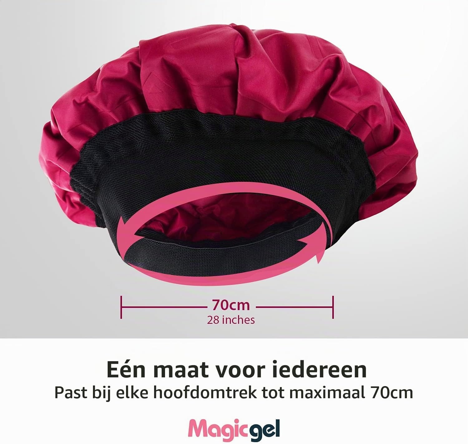 Magic Gel Deep Conditioning Heat Cap | Sterker haar in slechts 3 dagen | Verwarmde kapjes voor haarconditioner toepassing | Premium magnetronbestendige verwarmingsmuts | Behandeling voor droog of