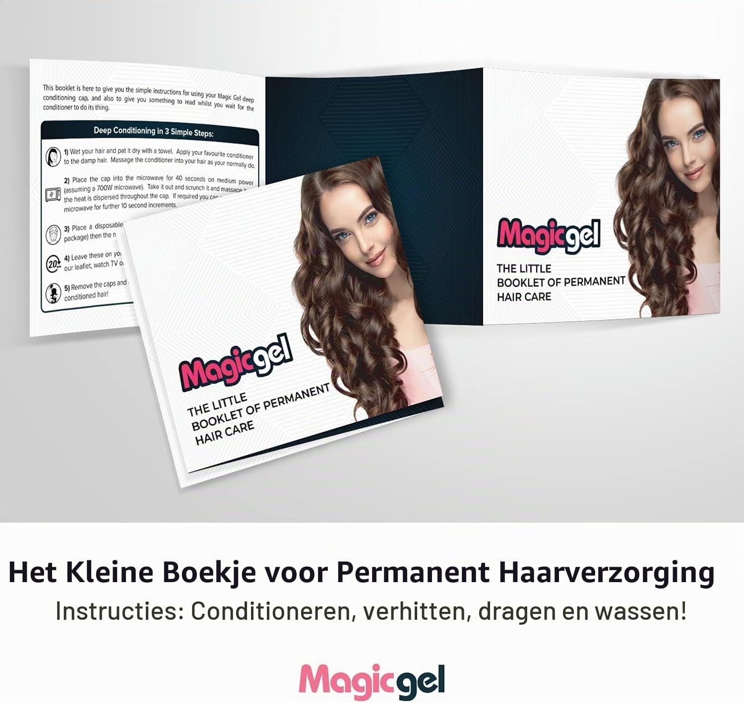 Magic Gel Deep Conditioning Heat Cap | Sterker haar in slechts 3 dagen | Verwarmde kapjes voor haarconditioner toepassing | Premium magnetronbestendige verwarmingsmuts | Behandeling voor droog of