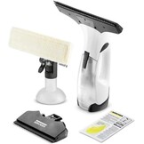 Kärcher accu-raamstofzuiger WV 2 Plus N, batterijduur: 35 min, LED-laadstatusindicator, 2 zuigmonden, spuitfles met microvezelafdekking, 20 ml raamreinigerconcentraat