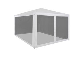 Partytent met 4 Mesh Zijwanden 4x3m - 54% Korting