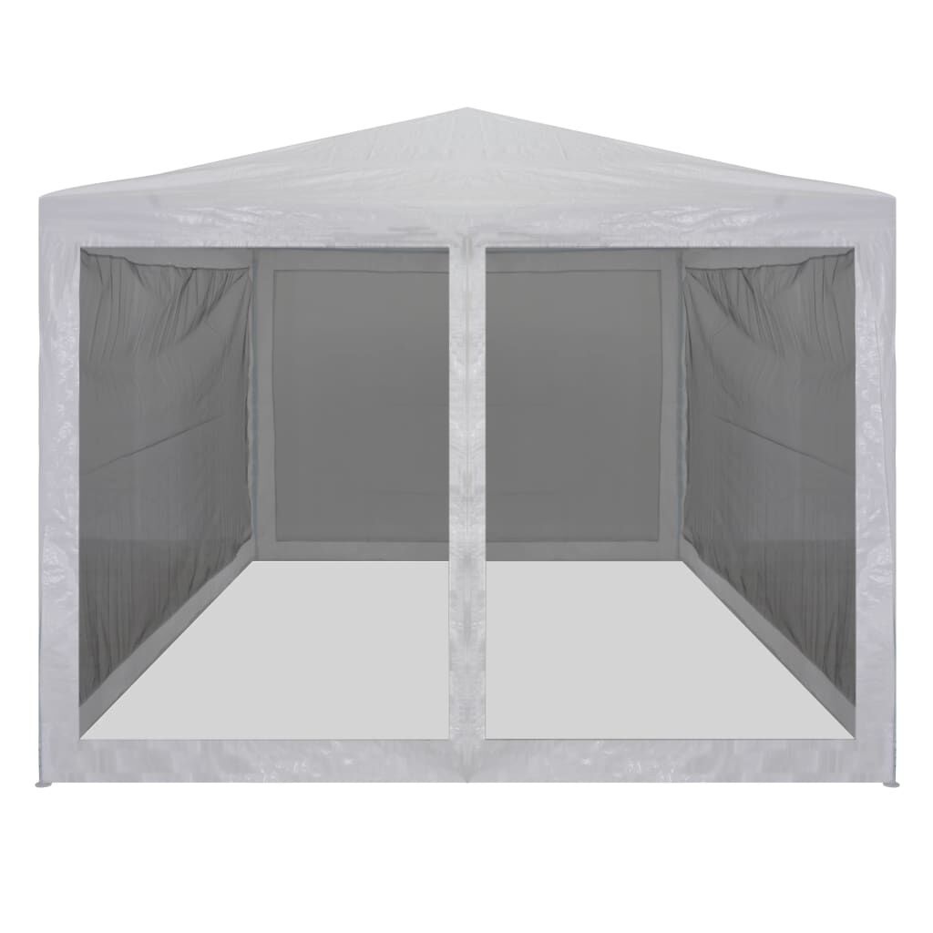 vidaXL Partytent met 4 mesh zijwanden 4x3 m