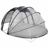 vidaXL Zwembad Tent Koepel Doorzichtig 538 x 440 x 204 cm PVC
