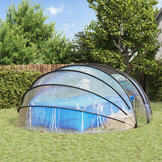 vidaXL Zwembad Tent Koepel Doorzichtig 538 x 440 x 204 cm PVC