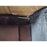 vidaXL Containerberging voor 3 containers 216x81x115 cm staal bruin