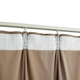 45% Korting: Beige Fluwelen Verduisterende Gordijnen 2 Stuks - 140x225 cm