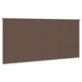 vidaXL Buitenrolgordijn 90% UV-blok Taupe 400 x 140 cm HDPE