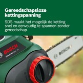 Bosch accukettingzaag UniversalChain 18 (zonder accu, 18 V systeem, in kartonnen doos)