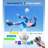 Draagbare Mini-beamer 1080P 4K Android 14 WiFi 6 - 34% Korting