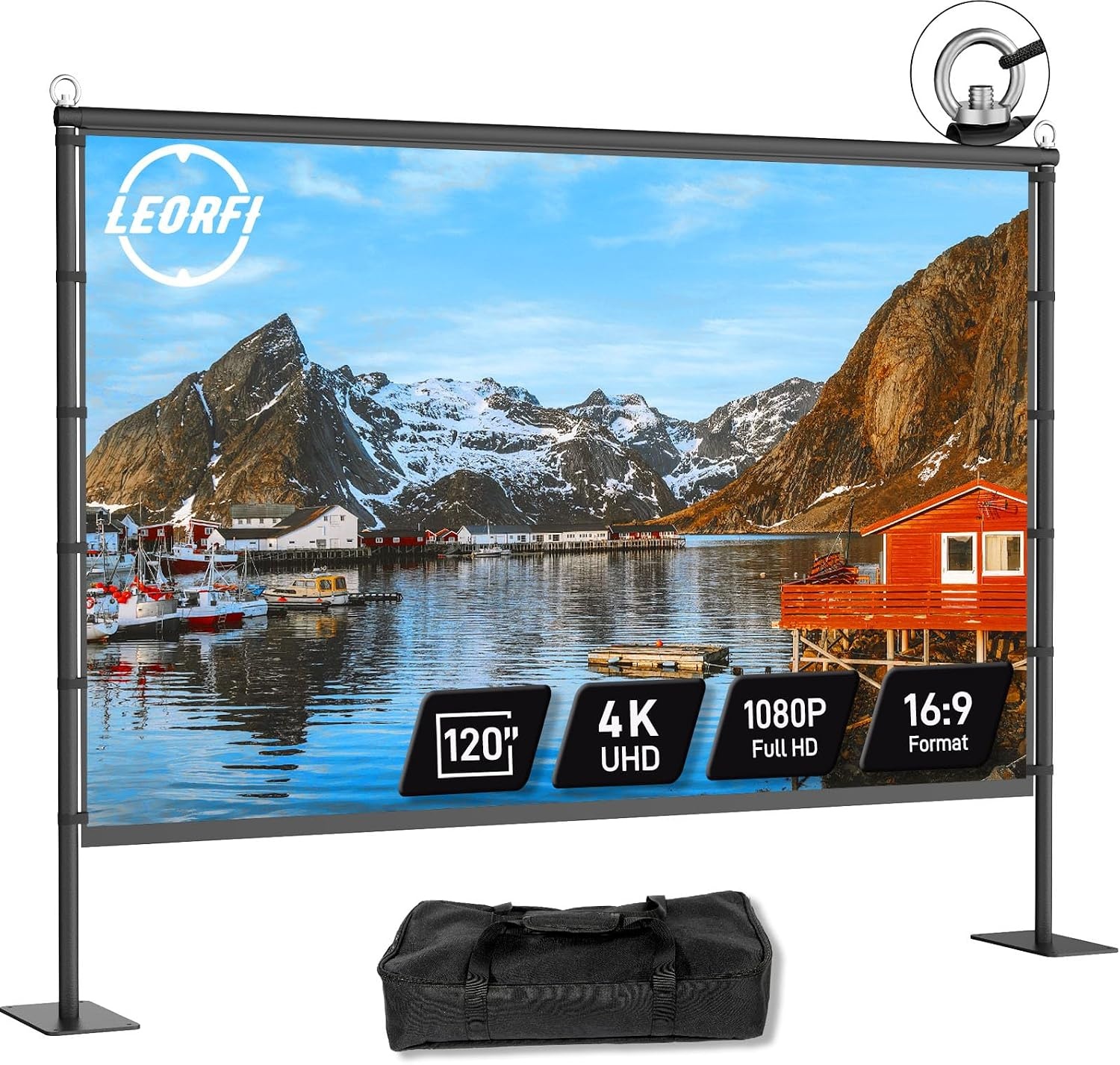 Projectiescherm Outdoor Thuisbioscoop 120 inch - 34% Korting