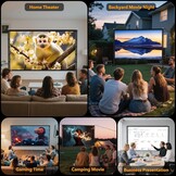 Projectiescherm Outdoor Thuisbioscoop 120 inch - 34% Korting