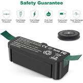 Vervangende Accu Robotstofzuiger iRobot Roomba 500-900 Serie 14,4V 6400mAh - 33% Korting
