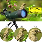 Spotting Scope 25-75x70 HD met Smartphone Adapter - 34% Korting