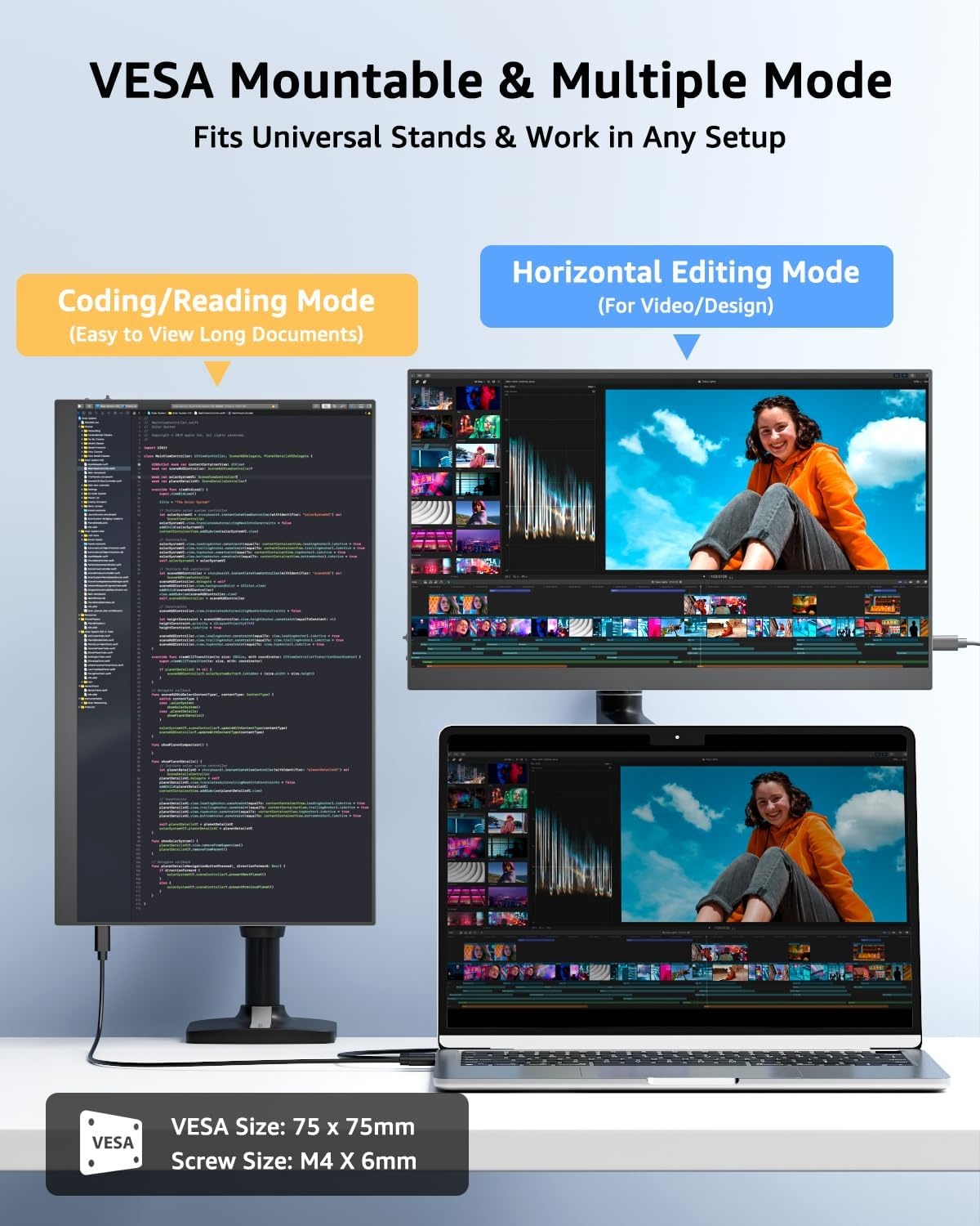 Draagbare Monitor 15.6 inch FHD Zwart - 34% Korting