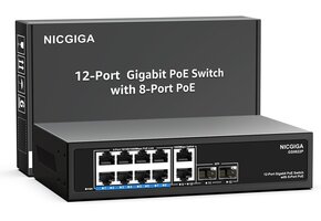 Gigabit PoE Switch 8-poorts Onbeheerd 120W - 34% Korting