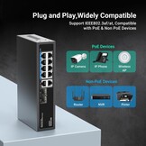 Gigabit PoE Switch 8-poorts Onbeheerd 120W - 34% Korting