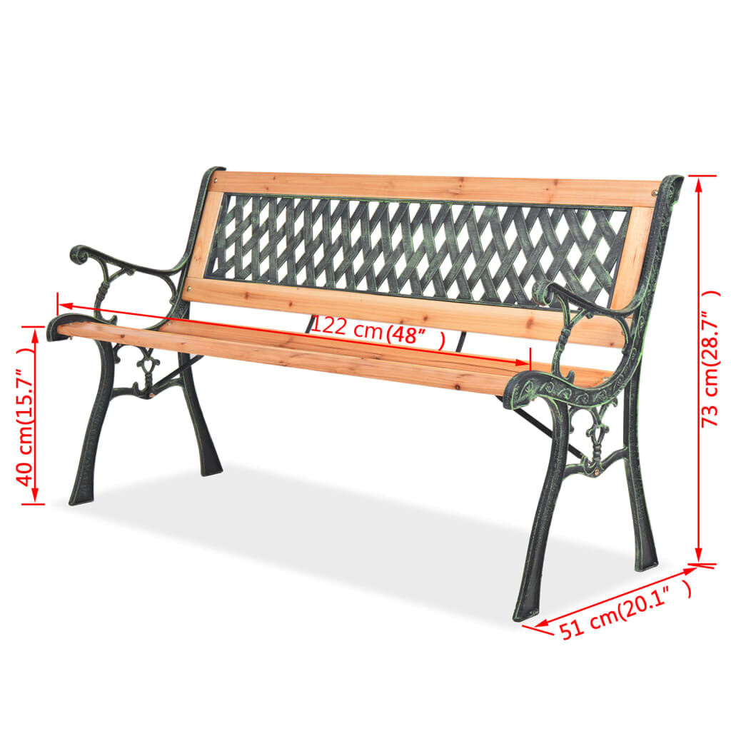 Houten Tuinbank 122 cm - 54% Korting!