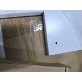 vidaXL Hoofdbord Wit Bewerkt Hout - 54% Korting