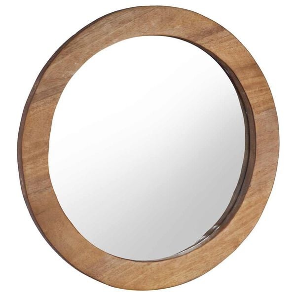 Ronde Wandspiegel 60 cm Teakhout - 35% Korting