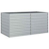 Verhoogde Plantenbak 160x80x77 cm Verzinkt Staal - 34% Korting