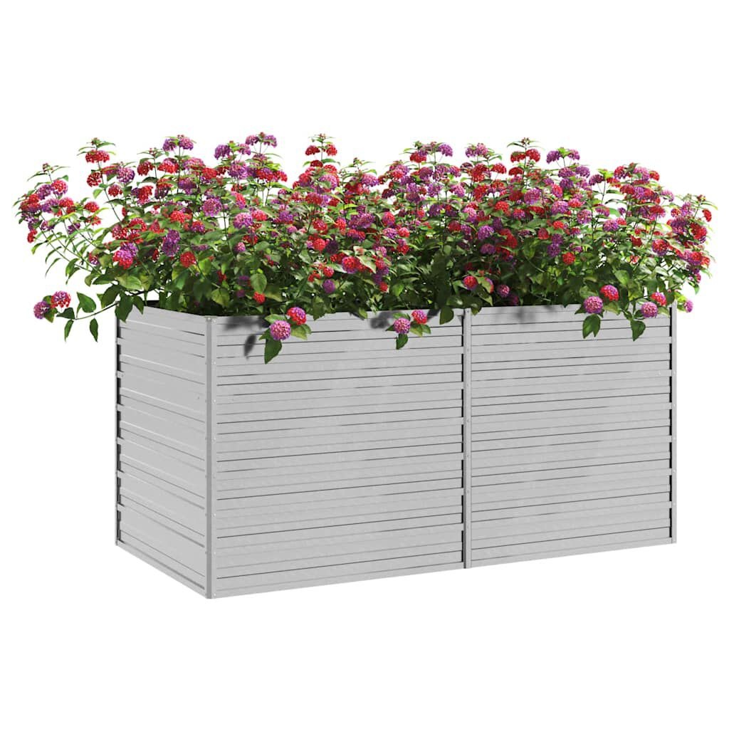 Verhoogde Plantenbak 160x80x77 cm Verzinkt Staal - 34% Korting