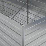 Verhoogde Plantenbak 160x80x77 cm Verzinkt Staal - 34% Korting