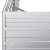 Verhoogde Plantenbak 160x80x77 cm Verzinkt Staal - 34% Korting