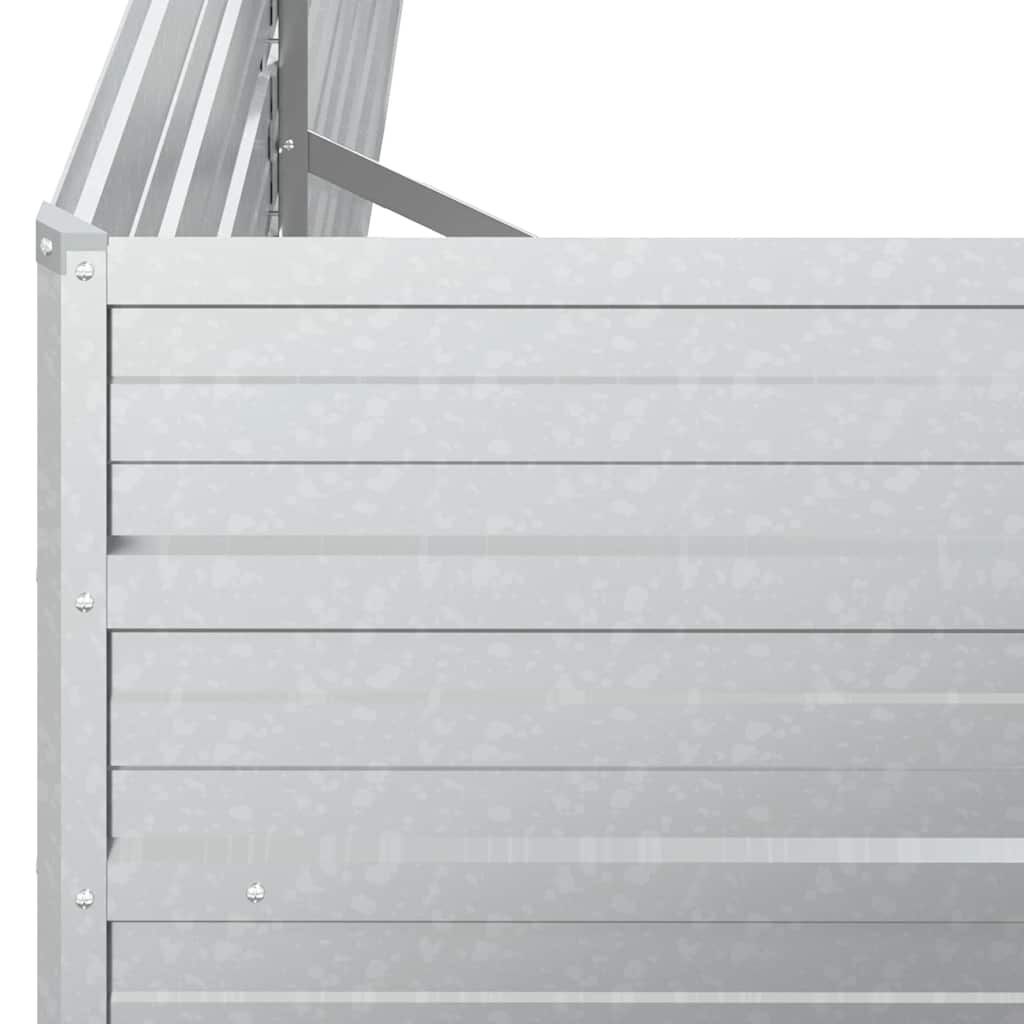 Verhoogde Plantenbak 160x80x77 cm Verzinkt Staal - 34% Korting