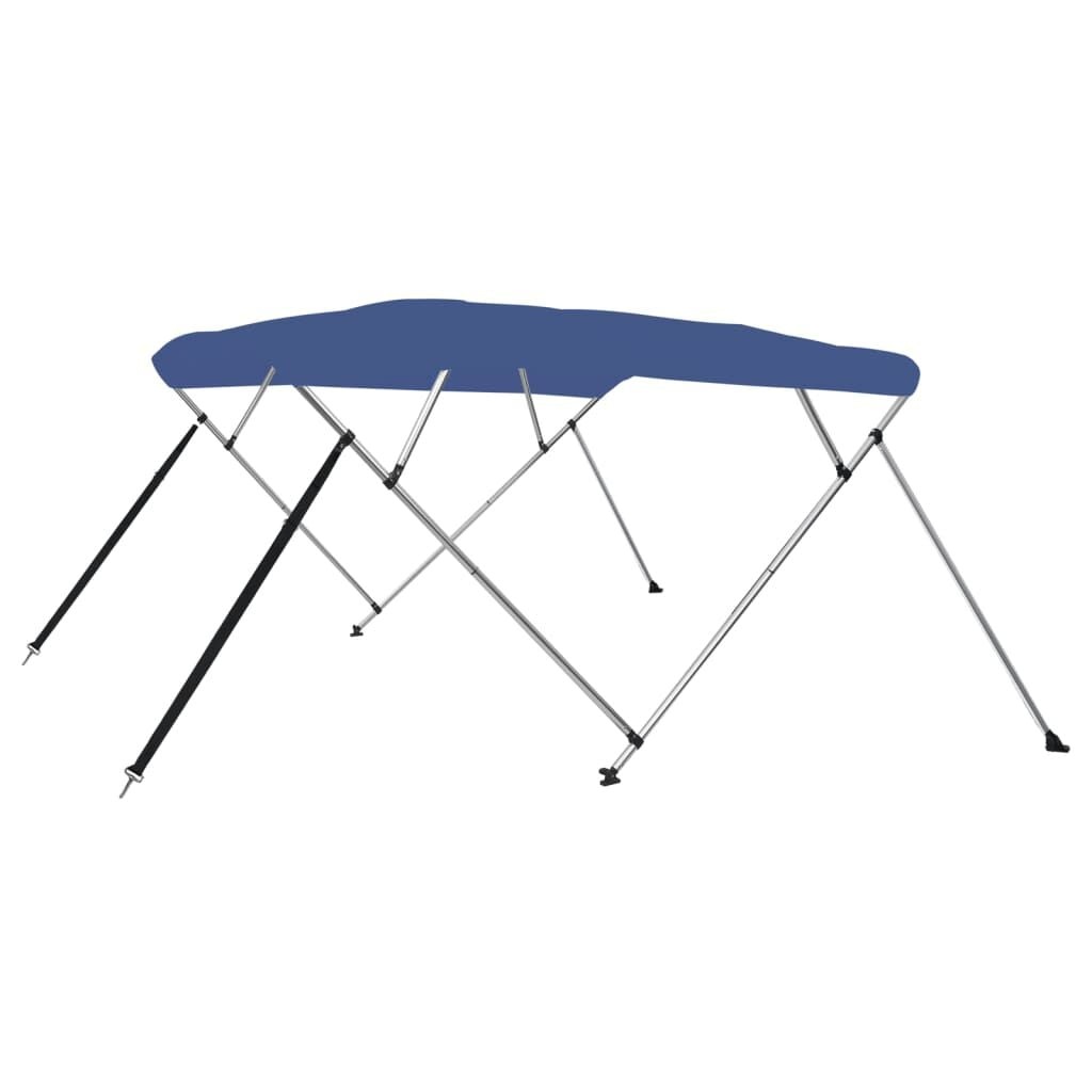 VidaXL Biminitop Bootluifel Blauw - 243x196x137 cm - 35% Korting