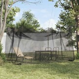 vidaXL Tuin Muggennet Zwart 3x4.5x2.5m Polyester (34% Korting)