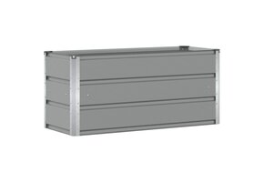 Plantenbak Staal Lichtgrijs 100x40x45cm - 56% Korting!