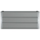 Plantenbak Staal Lichtgrijs 100x40x45 cm (53% korting)