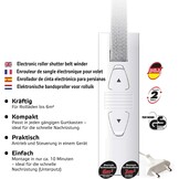Elektrische Riemwikkelaar GW190 Wit - Automatische Rolluikbediening