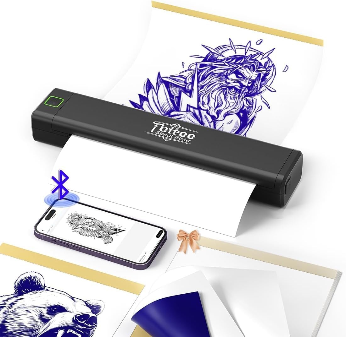 Draagbare Tattoo Printer P84 - Compact & Draadloos met 29% Korting