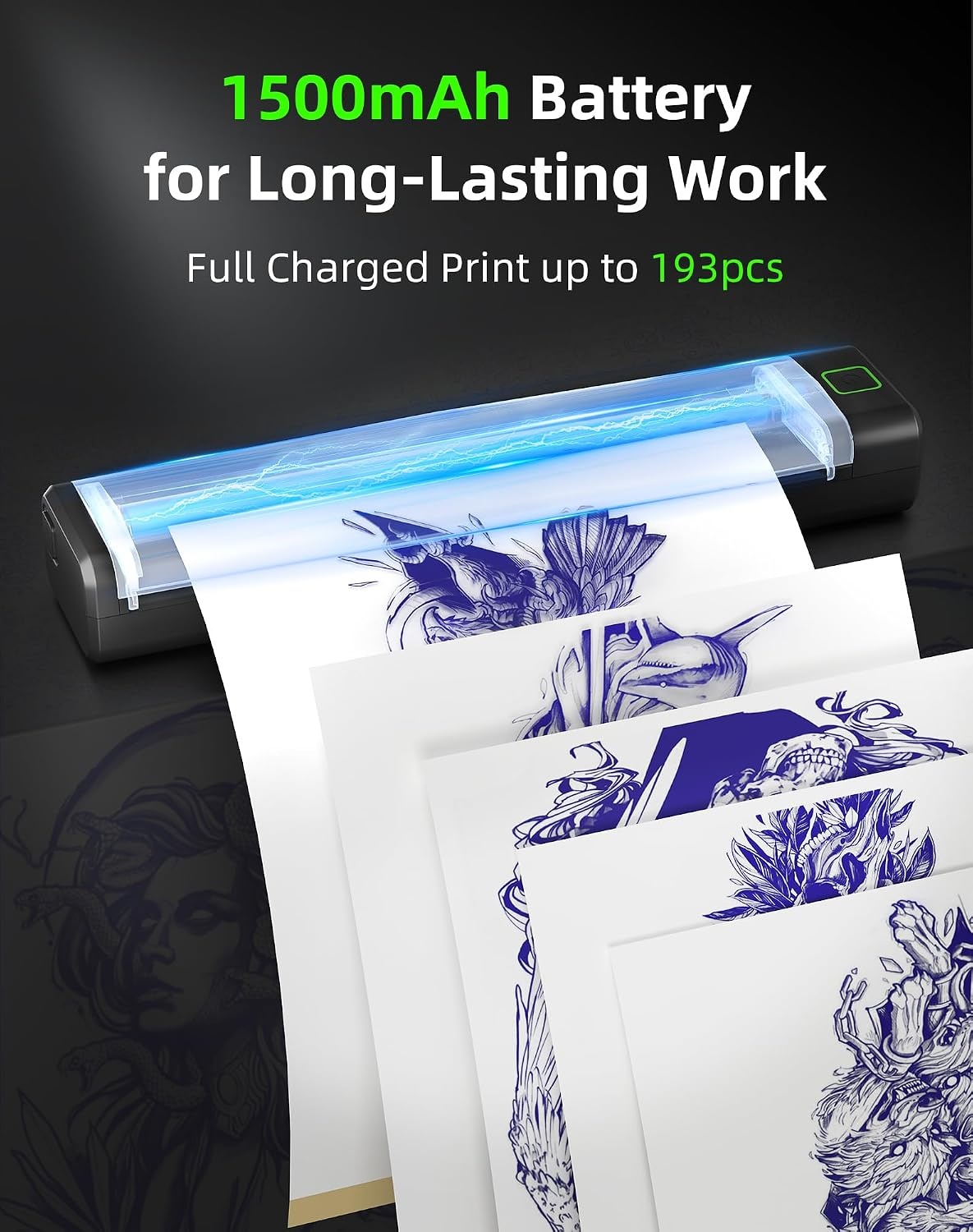Draagbare Tattoo Printer P84 - Compact & Draadloos met 29% Korting